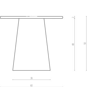 Resim Huni Metal Üstü Mermer Sehpa 
