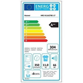 Resim Hoover HRE-H11A2TBE-17 Beyaz Çamaşır Kurutma Makinesi 