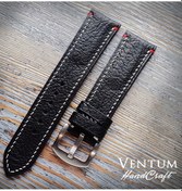 Resim Ventum Craft Siyah El Yapımı 1. Sınıf Deri Kordon 