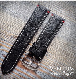 Resim Ventum Craft Siyah El Yapımı 1. Sınıf Deri Kordon 