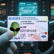 Resim 1/3 adet Yenilikçi UFO Operatörü Lisans Prop Kartı - Sıkı PVC ile Eğlenceli Uzaylı Kostüm Aksesuarı | Uzay Temalı Partiler, Cosplay ve Şaka Hediyeleri için Mükemmel, garip şeyler 