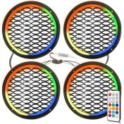 Resim Midrange Kapağı Neon Pixel Ledli Animasyonlu 20CM 4 Adet 