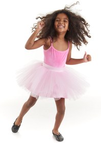 Resim Pink Velvet Bodysuit, Sleeveless-Strappy - 5-6 years 
