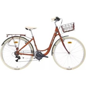 Resim Carraro Julıet 28 Jant 430h 21 V Vb Şehir Bisikleti Mat Kiremit Krem Kiremit - Krom - Krem 