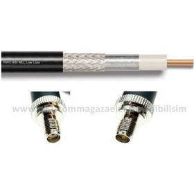 Resim Oem RP SMA Dişi SMA Dişi 40 M LMR400/RWC400 Koaksiyel Kablo 50Ω 