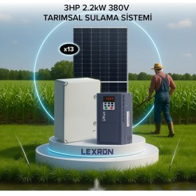 Resim Lexron 3hp 2.2kw (380V) Tarımsal Sulama Sistemi 