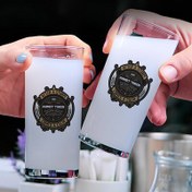 Resim Renkli Kişiye Özel İkili Rakı Bardağı Seti 