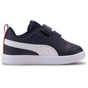 Resim Puma Courtflex V2 371544-01 Çocuk Spor Ayakkabı Lacivert 