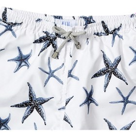 Resim Fiji Ice Star Desenli Erkek Cocuk Mayo Beyaz 