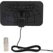 Resim Kapalı Alan Dijital Hd Tv Anten Sinyal Alım Anteni Siyah VHF170‑240MHZ/UHF470‑860MHZ (Yurt Dışından) 