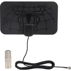 Resim Kapalı Alan Dijital Hd Tv Anten Sinyal Alım Anteni Siyah VHF170‑240MHZ/UHF470‑860MHZ (Yurt Dışından) 