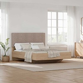 Resim Adore Mobilya Oryana Çift Kişilik Karyola - Florida Meşe 171x120x206 CM 