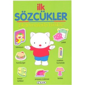 Resim İlk Sözcükler - Çıkartmalarla Birlikte Yeşil 