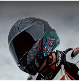Resim Bucuks Y20 Motorsikletler İçin Kablosuz Bluetooth Kulaklıklı - Suya Dayanıklı, Uzun Ömürlü Batarya, Gürültü Engelleme Özellikli Kask Kulaklığı 