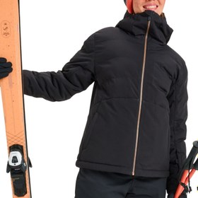Resim Roxy Snowyhill Puffy Jk Kadın Siyah Snowboard Ceketi 