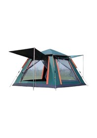 Resim Büyük Boy Kamp Çadırı Güneşlikli 4 5 Kişilik Tnabilir Csmtex - 10 Outdoor Çadır Çok Renkli 