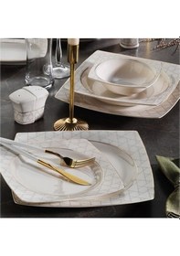 Resim Aryıldız 12 Kişilik 56 Parça Yemek Takımı 6537 Diğer 