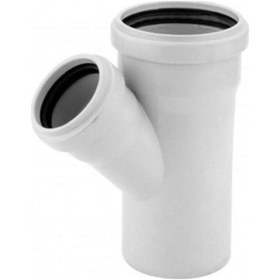 Resim Pvc 125/50 Tek Çatal Atık Su Borusu 