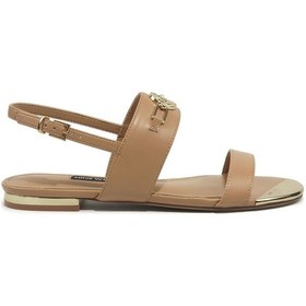Resim Nine West Gaılar 6fx Bej Kadın Düz Sandalet 000000000102051466 Bej 