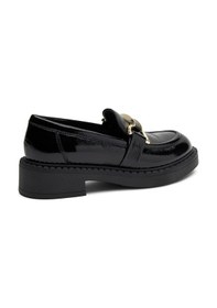 Resim Oxford/ayakkabı Kadın 97u4 Frau Naplack Mocassin Nero Siyah 