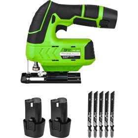Resim Dynamic Tech 12 V 2 Ah Çift Akülü Şarjlı Dekupaj Testere Makinesi 