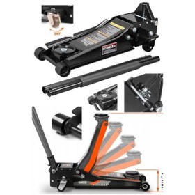 Resim Stilmax Al3tn Güçlendirilmiş Çift Piston Alçak Şase 3 Ton Kriko 