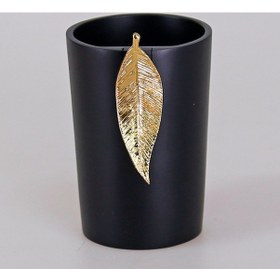 Resim Leaf Diş Fırçalık Siyah Altın Siyah 