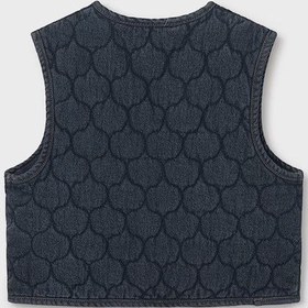 Resim Mayoral Kız Çocuk Denim Yelek 7319 Lacivert 