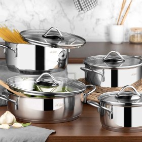 Resim Aryıldız Solo 21 Parça Lacivert Çelik Çeyiz Seti 