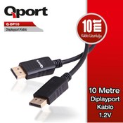 Resim QPORT Q-DP10 10m DISPLAY PORT 1.2V KABLO 