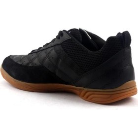 Resim Lig Monaco Indoor 01 Erkek Spor Ayakkabı Siyah Microfiber Tabanlı Hentbol Voleybol Futsal İçin 
