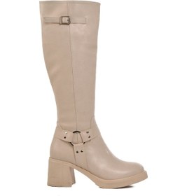 Resim Pierre Cardin Krem Kadın Çizme Pc-54119 Z Krem 