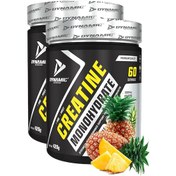 Resim Dynamic Ananas Aromalı - Creatine Monohydrate Mikronize - 420 G x 2 - 840 G - 120 Servis 