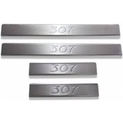 Resim Peugeot 307 Krom Kapı Eşiği 2001 Üzeri Paslanmaz Çelik 