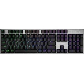 Resim Cooler Master SK653 Brown Switch Low Profile Kablosuz BT Mekanik RGB Oyuncu Klavyesi US 