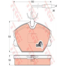 Resim Gdb1030 Fren Balatası Ön 