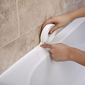 Resim 1 Rulo 3.2m Uzun, 2.2cm Genişlikte Mutfak Bantı, Ocak Duvar Köşe Hattı Yapıştırma, Su Borusu Mühürleme, Lavabo Boşluk Mühürleme Şeridi, PVC Malzeme, Elektrik Gerektirmez 