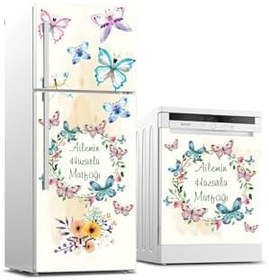 Resim Buzdolabı Ve Bulaşık Makinesi Takım Sticker 0063 