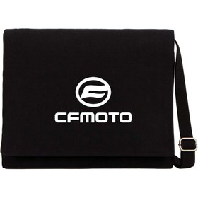 Resim CFMOTO Logo White Siyah Postacı Çantası - Siyah 