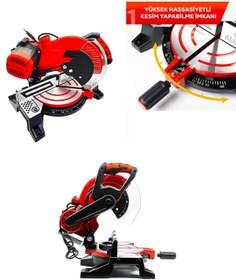 Resim ekinler el aletleri Maxstar DFS001 Gönye Kesme Makinesi Sağ-Sol 45 Derece Keser Açı Ayarlı 