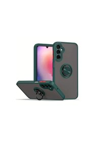 Resim artlab Art Galaxy A26 Kılıf Montreal Yüzüklü Silikon Kapak - Yeşil Lab 