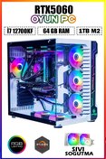 Resim DMC N337 (PUBG,GTA 5) İ7 12700KF,64GB RAM,1TB M.2,8GB RTX5060,Oyuncu Masaüstü Bilgisayarı 