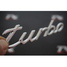 Resim TURBO Dk Tuning Porsche Macan Panamera Cayenne 911 Bagaj Logo 