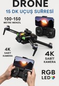 Resim Qifit GD83 – 4K Sabit Kameralı RGB LED Drone | 150 m Menzil | Brushless Motor | Ultra-Stabil Uçuş 