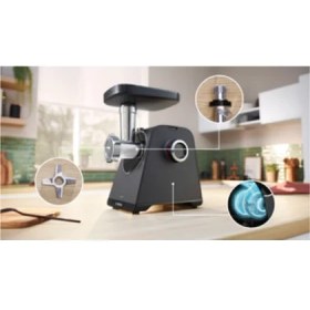 Resim Bosch MFWS440B Serie 4 Gıda Kıyma Makinesi MultiPower Series 4 1900 W Siyah 