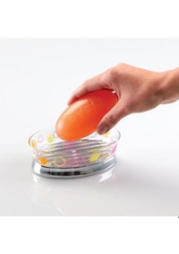 Resim SABUNLUK RENKLİ HALKALI MODEL AKRİLİK 12X8X4CM 