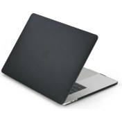 Resim Arabulalaca Apple MACBOOK Pro 16 Inç A2141 A2142 Hardcase Kapak Kılıf - Siyah 