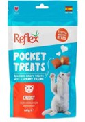 Resim Reflex Pocket Treats Choosy Seçici Kediler İçin Kedi Ödül Maması 60 Gr 