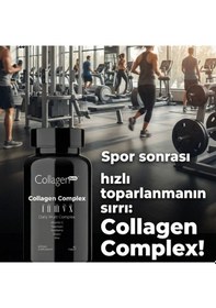 Resim Collagen Forte Platinum 5 Tip Kolajen Vitamin ve Mineral İçeren Takviye Gıda 500 MG 90 Tablet 