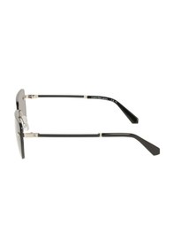 Resim Calvin Klein Jeans Ckj 25207s 043 62 Unisex Geometrik Gümüş Metal Güneş Gözlüğü Gri 